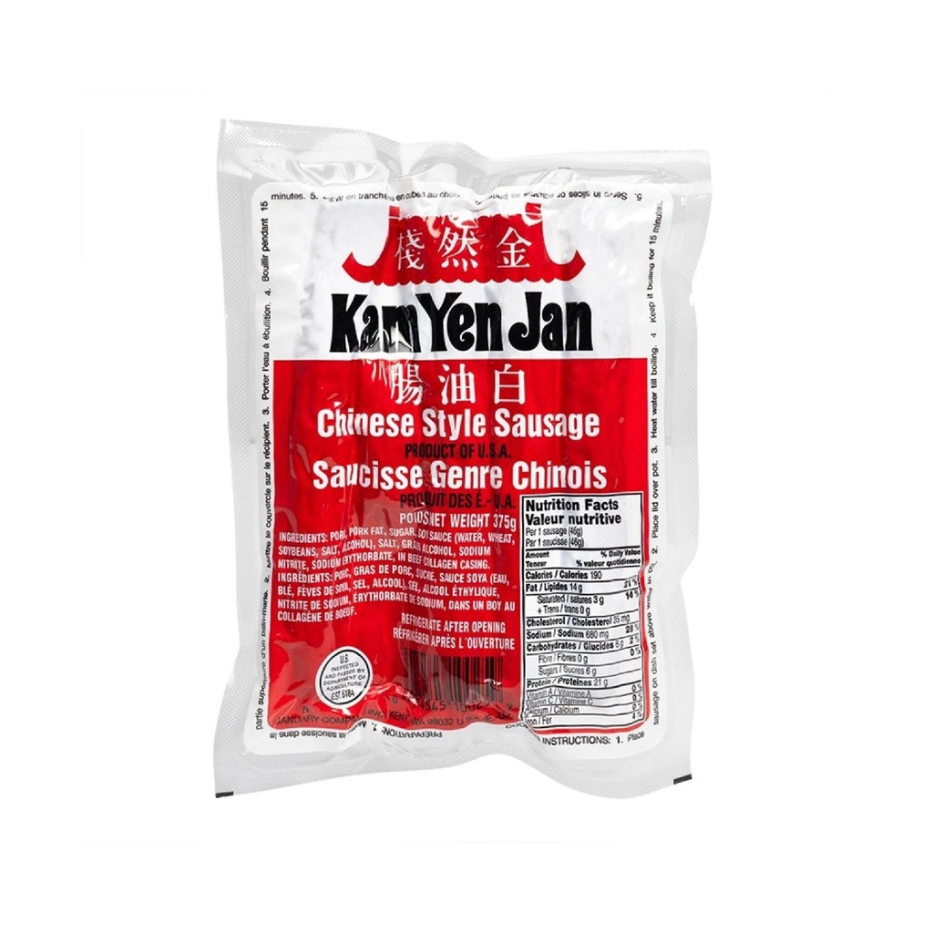 Homme Yen Jan Saucisse de porc à la chinoise KYJ