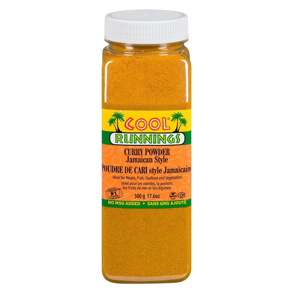 Cool Runnings poudre de cari de la Jamaïque 500g