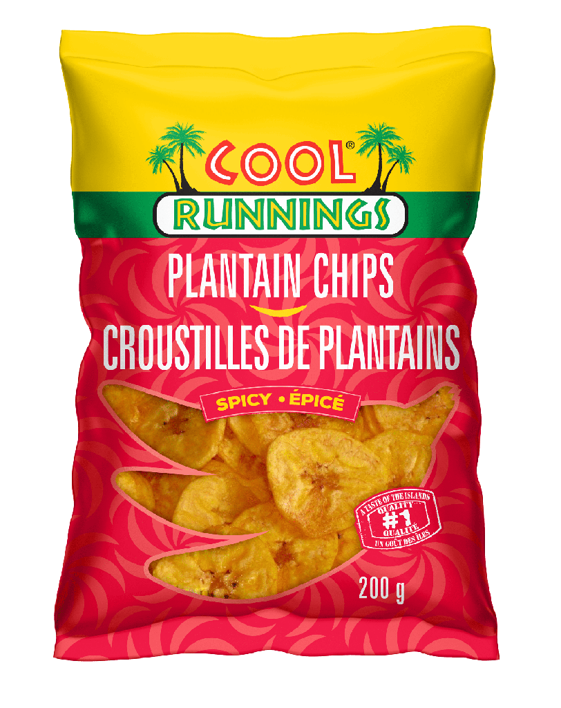 Cool Runnings Croustilles de plantain épicées