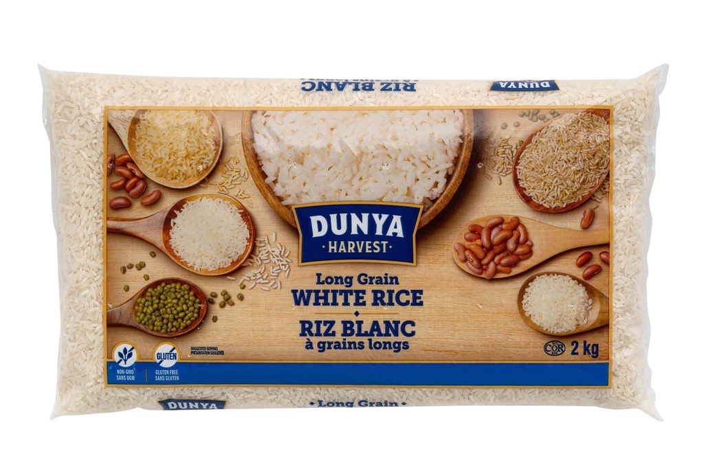 Dunya Harvest Riz blanc à grains longs