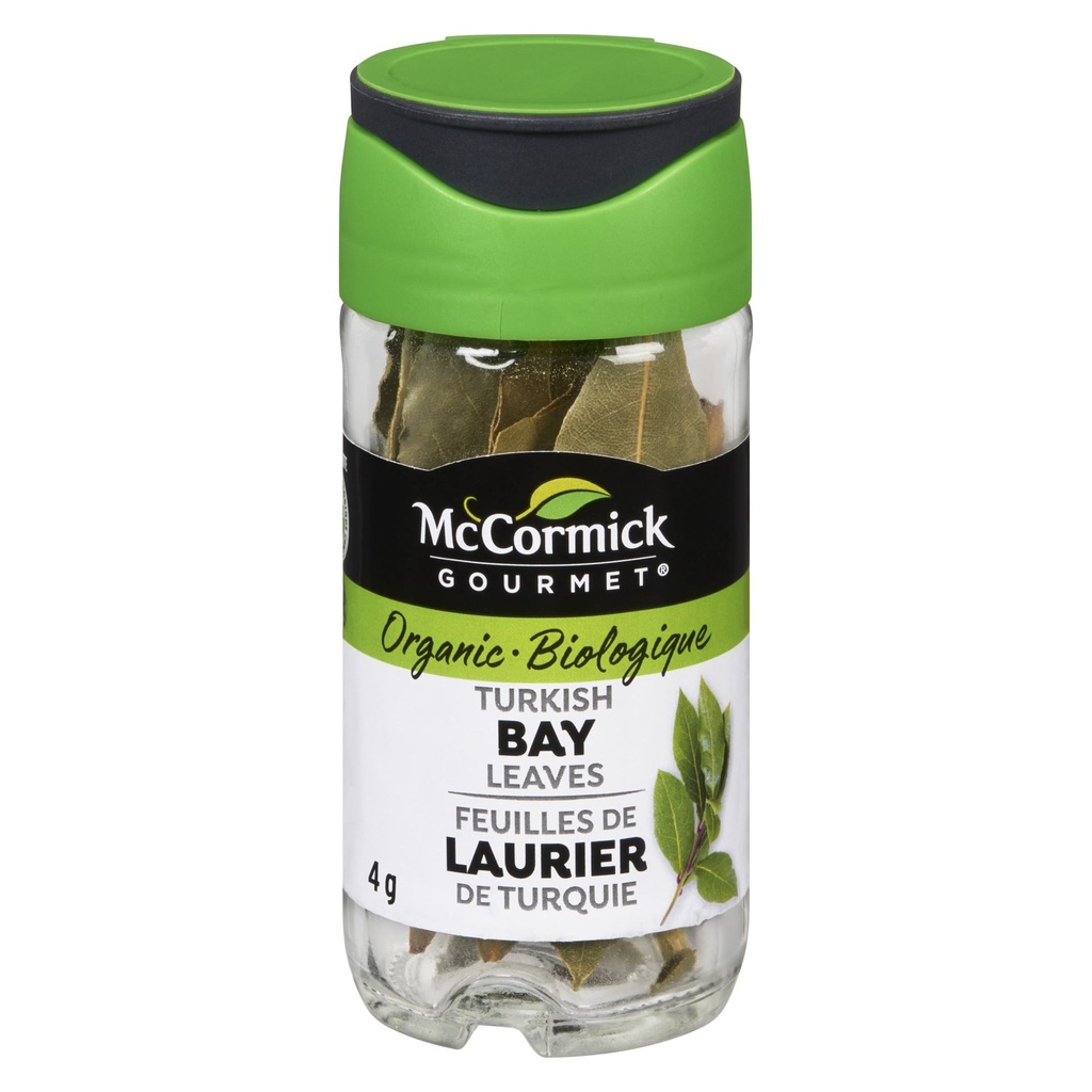 McCormick Gourmet, Premium Quality Natural Herbs & Spices, Organic Turkish Bay Leaves