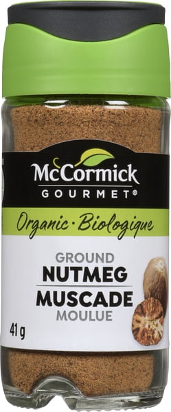 McCormick Gourmet, New Bottle, Premium Quality Natural Herbs & Spices, Organic Ground Nutmeg