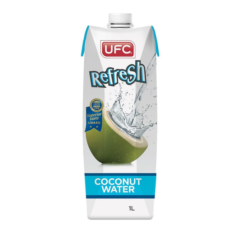 UFC Refresh Eau de Noix de Coco 100 % 1L