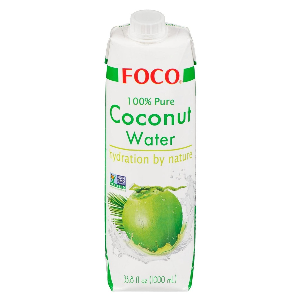 F O C O Eau de noix de coco FOCO pure à 100% (1000mL)