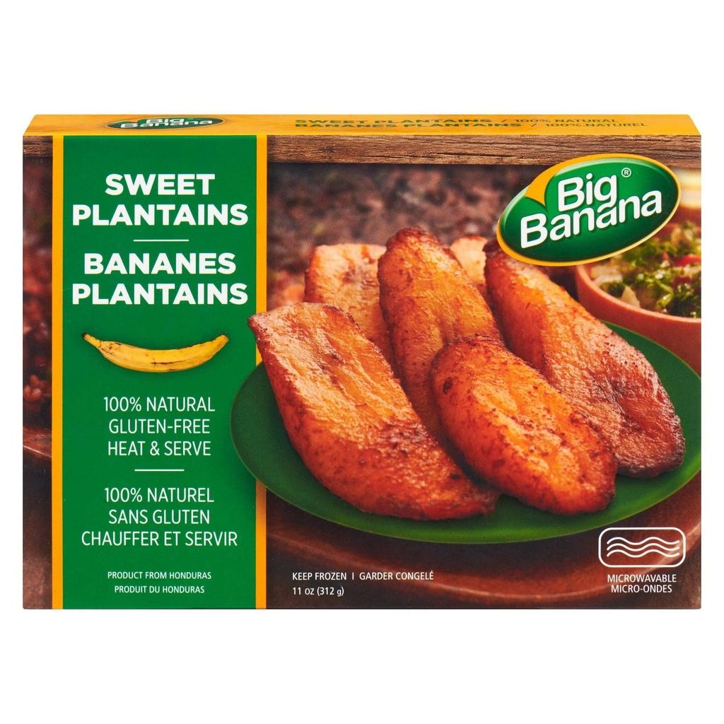 Plantains sucrés Big Banana 312g