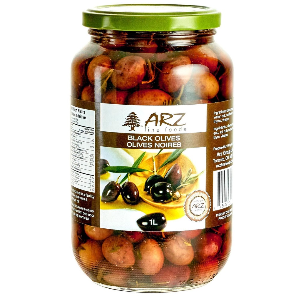 Arz Fine Foods Arz olives noires