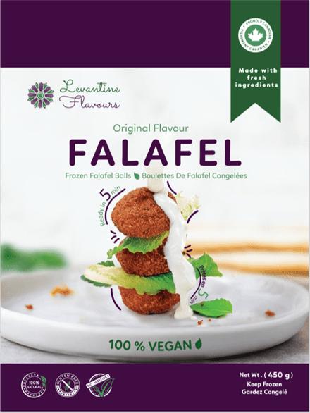 Levantine Flavours Boulettes de Falafel Surgelées 12 Unités Boulettes de Falafel