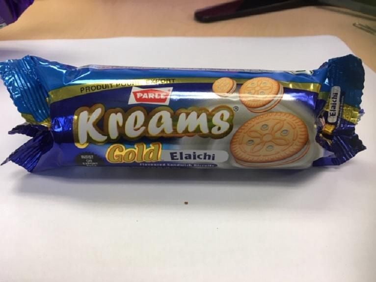 BISCUITS ELAICHI OR PARLE KREAMS