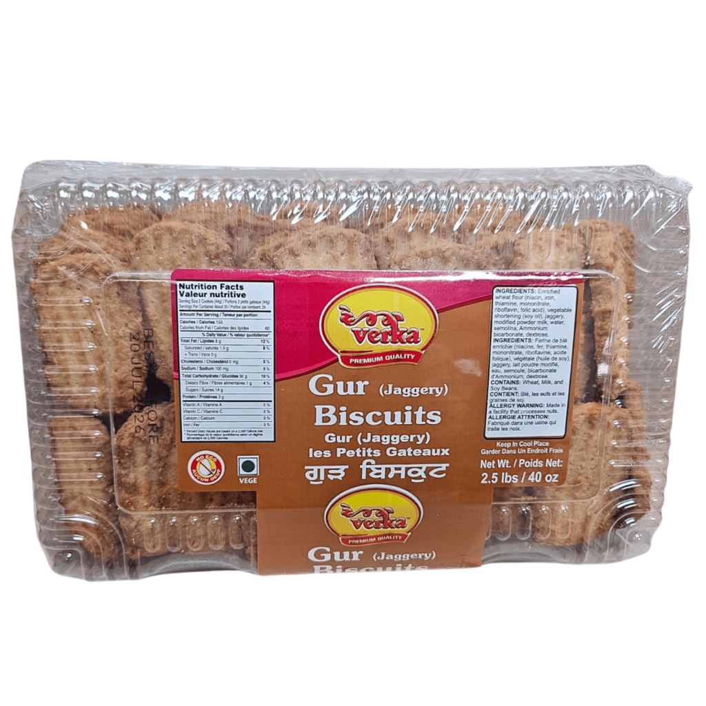 Verka Biscuits au Gur (Jaggery), 2.5 lb