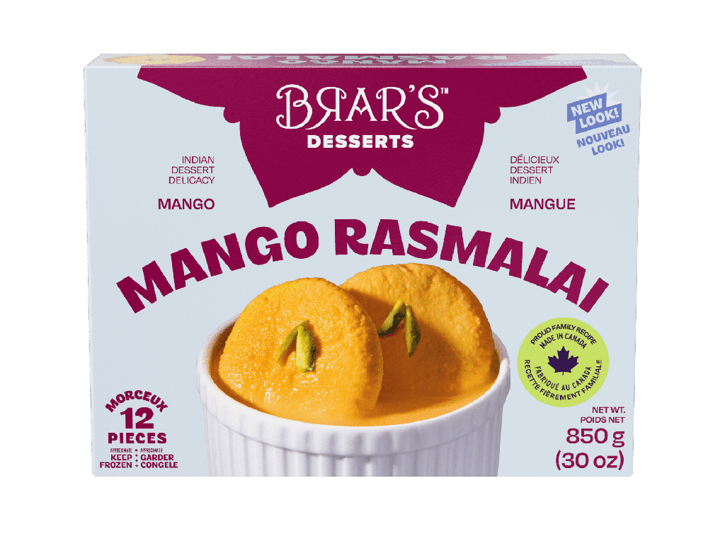 Brar's Rasmalai à la Mangue 850 g