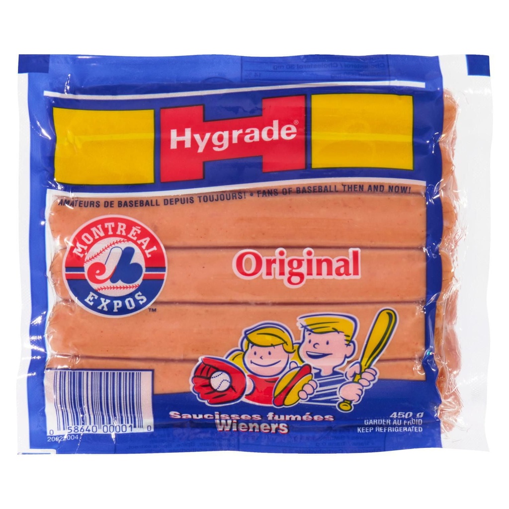 Saucisses fumées originales Hygrade 450 g