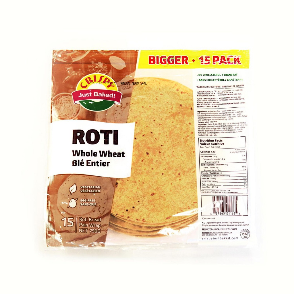 Crispy Blé Entier Roti 15P