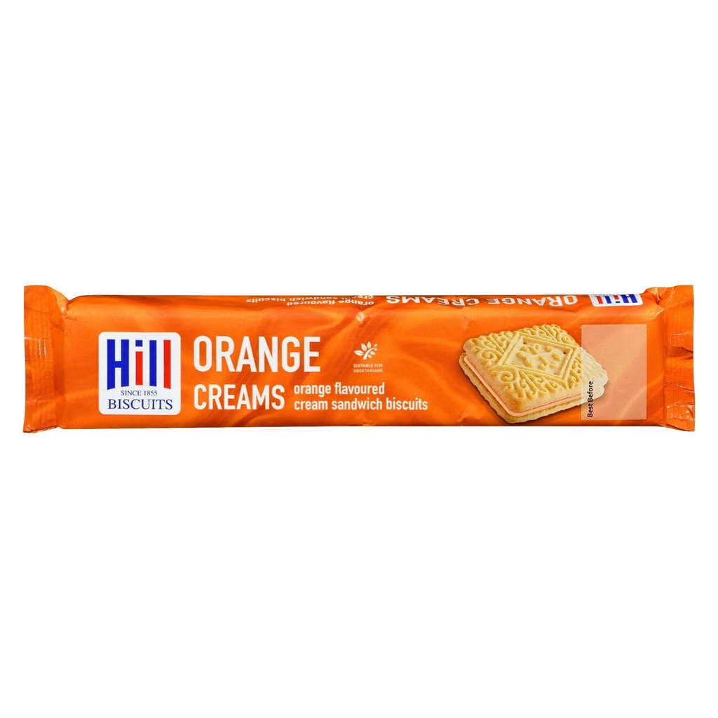 Biscuits au sandwich Hill Biscuits à la crème aromatisée à l'orange