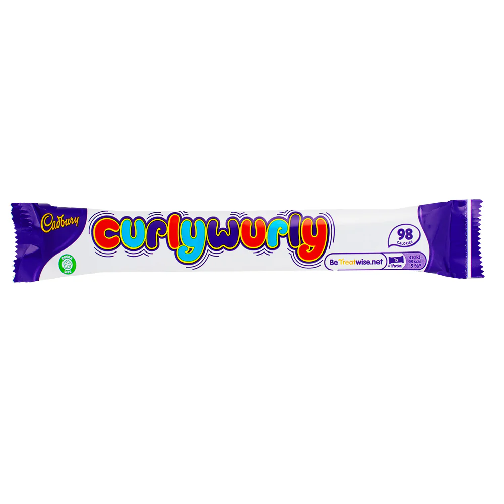 Barre de chocolat Cadbury Curly Wurly 21,5 g