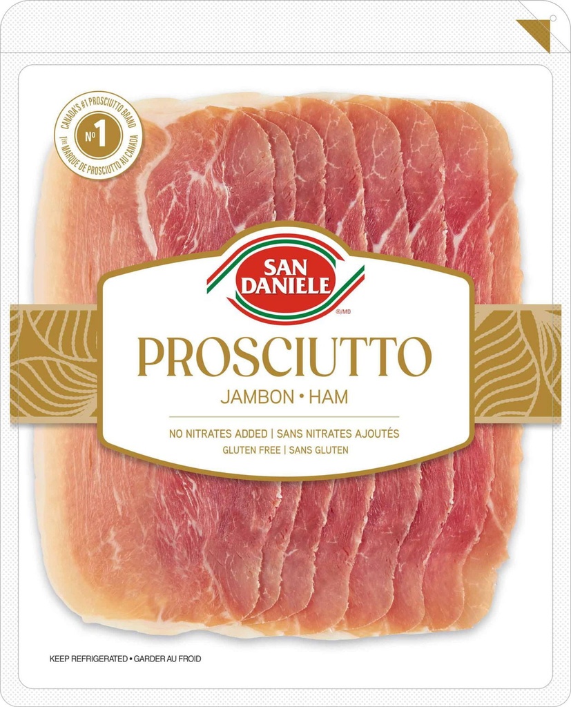 Prosciutto fumé San Daniele, jambon salaisonné à sec 100g