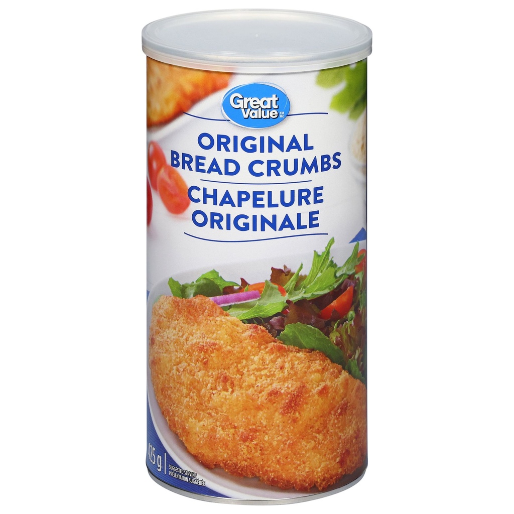 Chapelure nature Great Value, 425 g