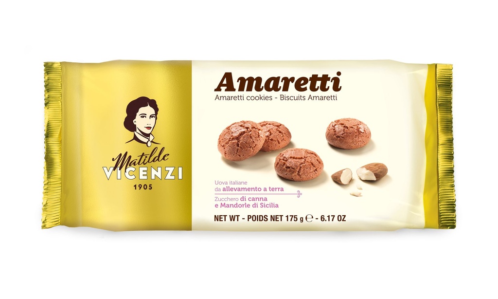 Vincenzi Vicenzi Biscuits cuits au four aux amaretti 175G