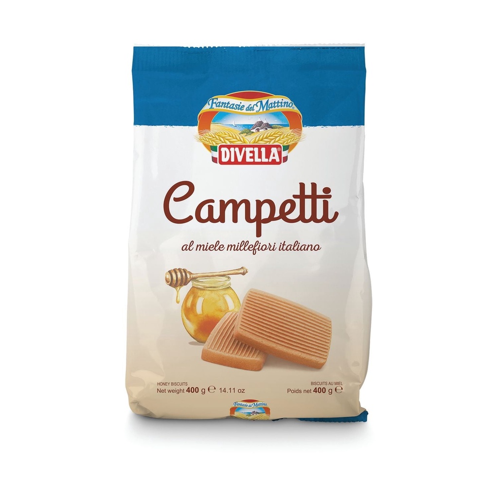 Divella Campetti Biscuits Italiennes au Miel