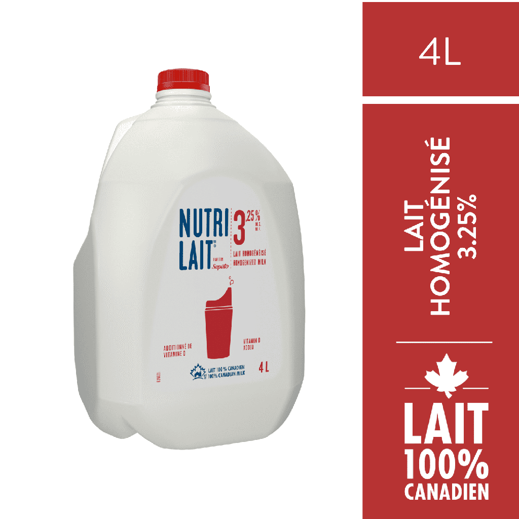 Nutrilait 3.25 % Lait Homogénéisé