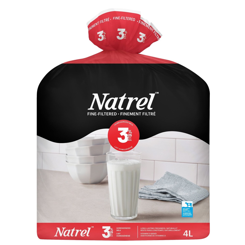 Natrel Lait Homogénéisé 3.25 % Finement Filtré
