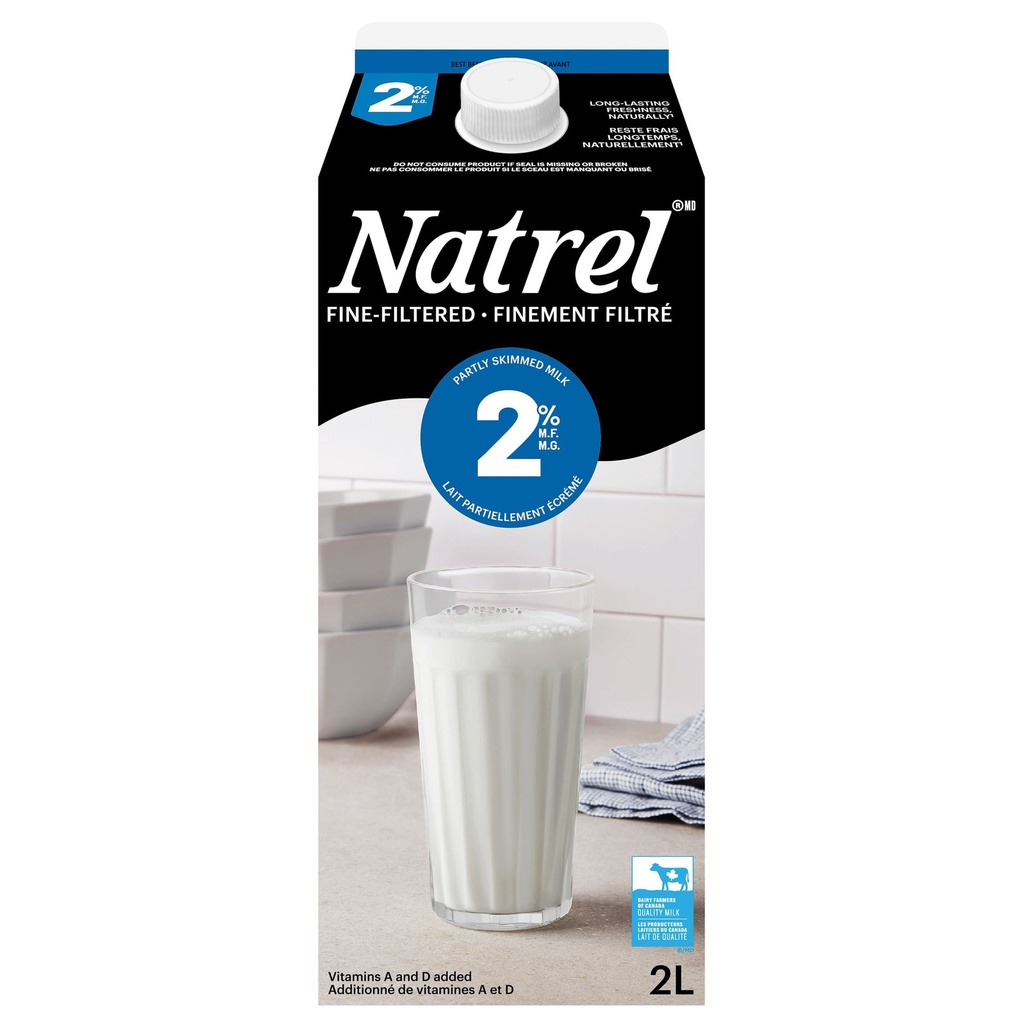Natrel Lait 2 % Finement Filtré