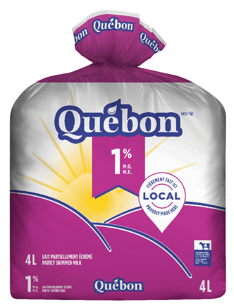 Quebon Québon Lait Partiellement Écrémé 1 %