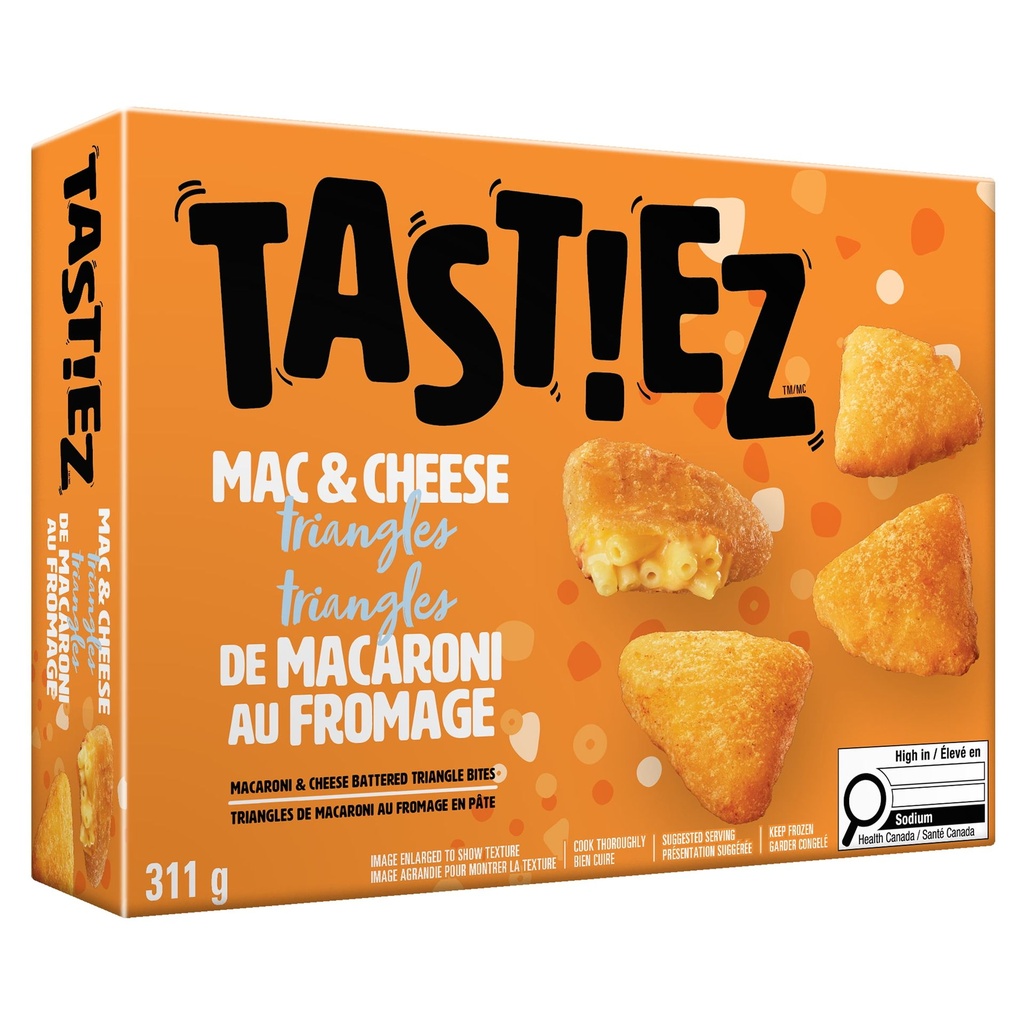 TAST!EZ™ Triangles de macaroni au fromage TASTIEZ 311g