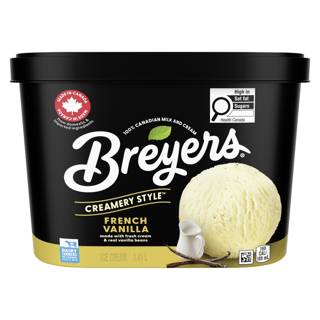 Breyers Crème Glacée à la Vanille Française 1.41 L