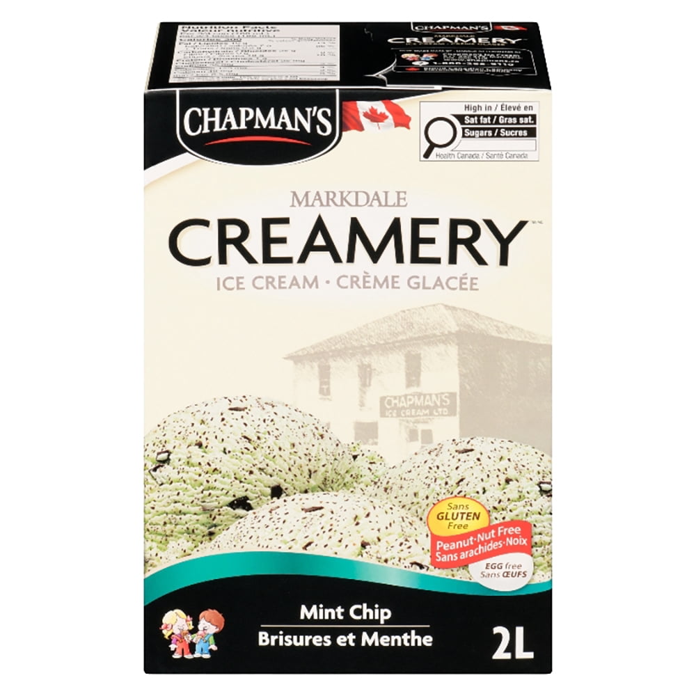 Crème glacée Chapman's Chapman's Markdale Creamery Crème Glacée Brisures et Menthe 2L