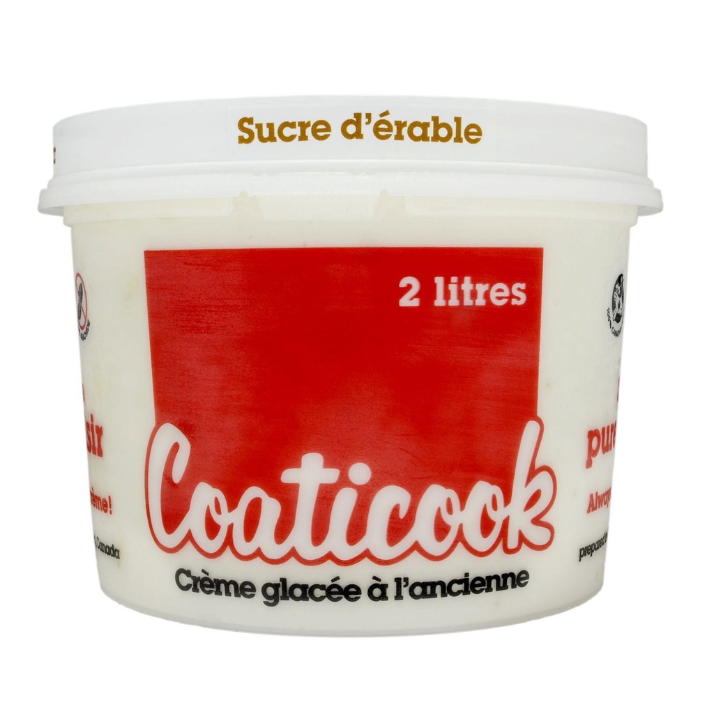 Coaticook Crème Glacée au Sucre d'Érable 2 L