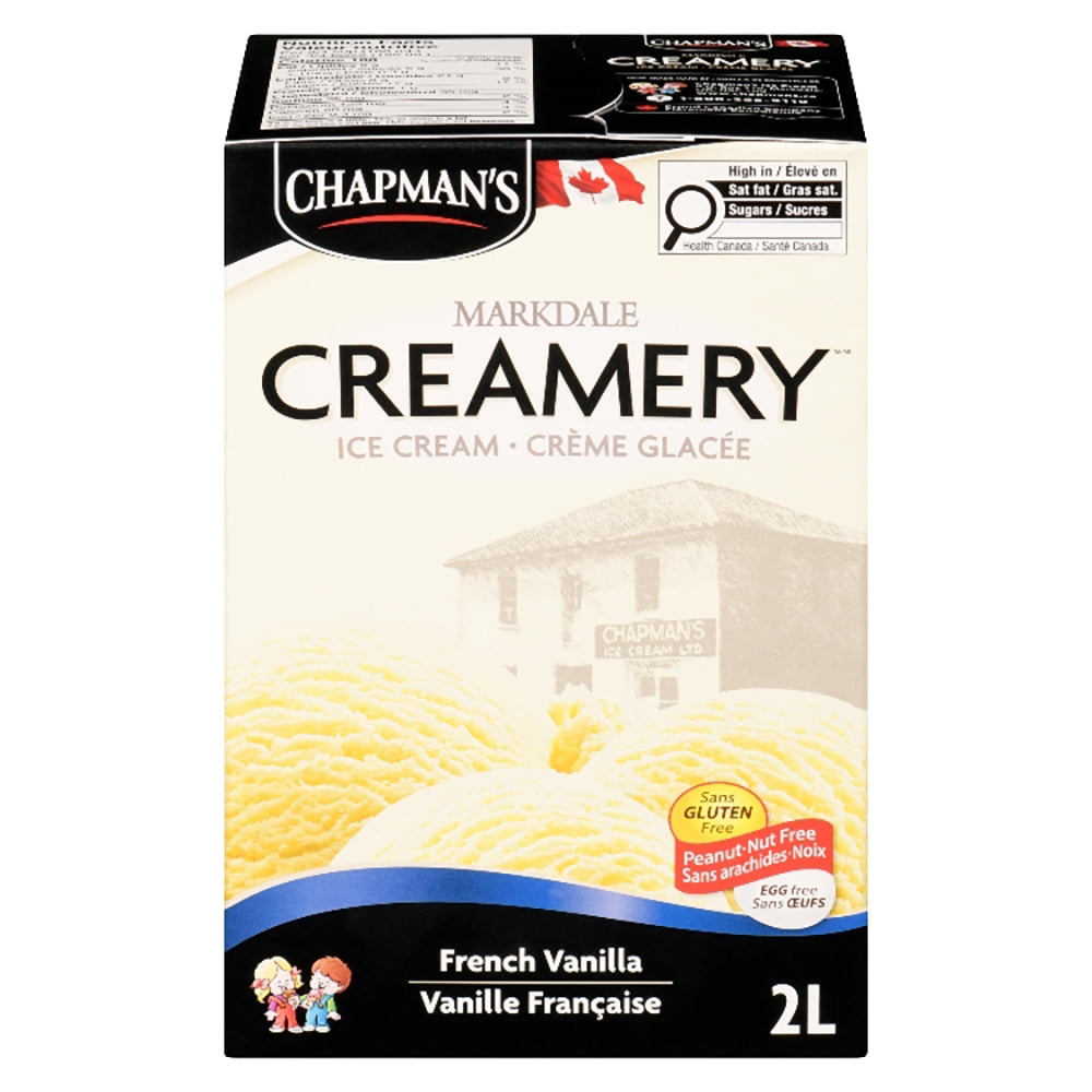 Crème glacée Chapman's Chapman's Markdale Creamery Crème Glacée Vanille Française 2L