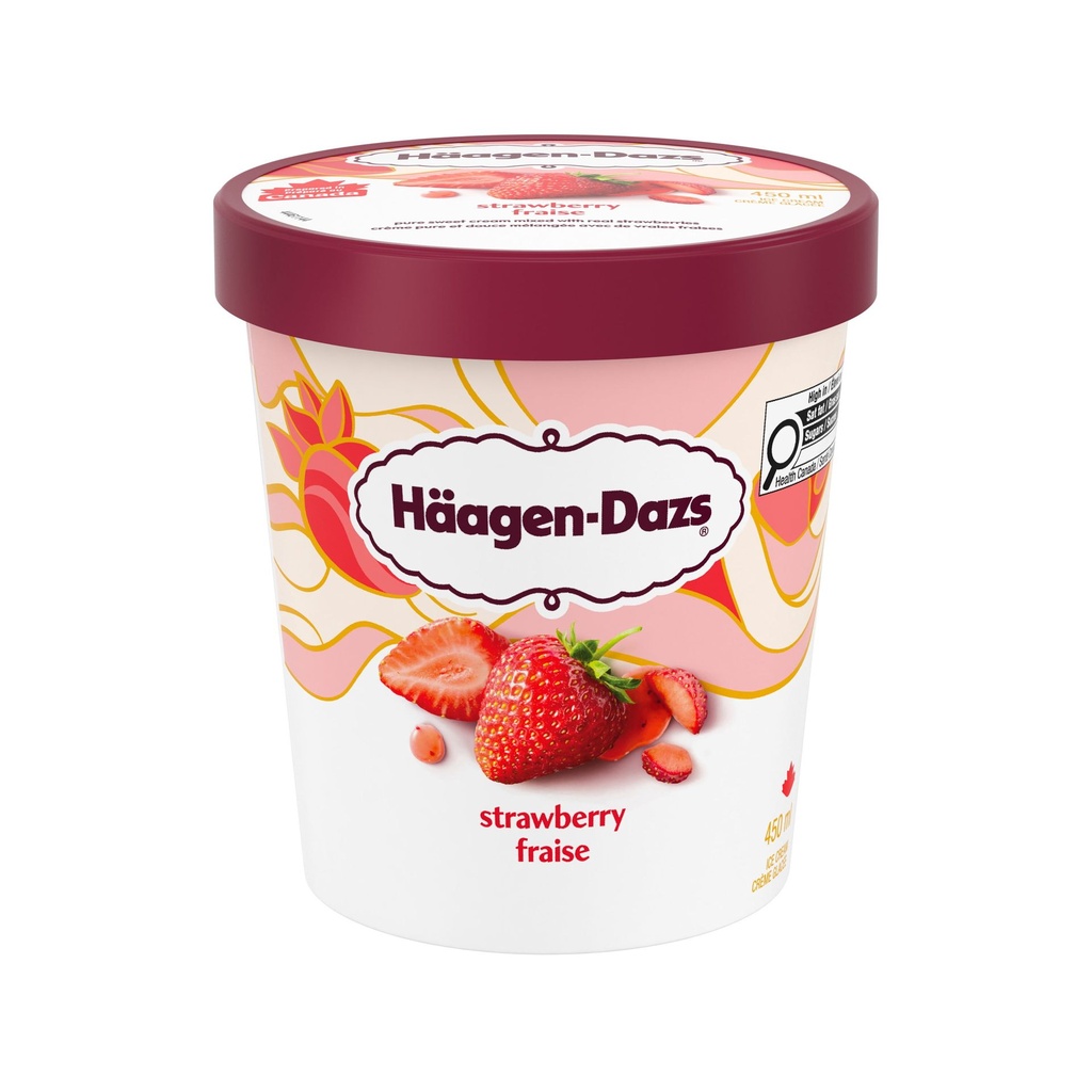 Häagen-Dazs HAAGEN-DAZS Crème Glacée Fraise 450 ml