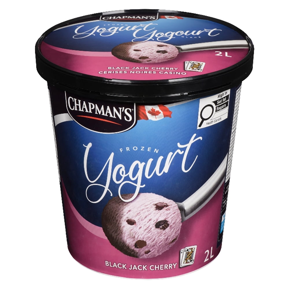 Crème glacée Chapman's Chapman's Yogourt Glacé Cerises Noires Casino en Bac 2L