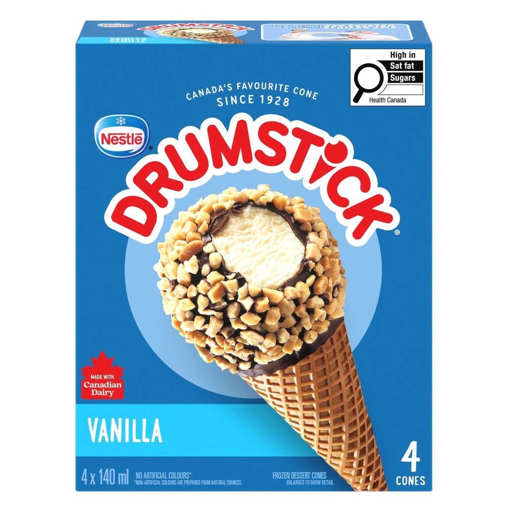 DRUMSTICK Vanille 4 x 140 ml