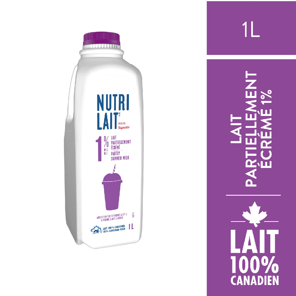 Nutrilait 1 % Lait Partiellement Écrémé