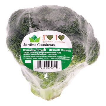 Couronne de brocoli enveloppée