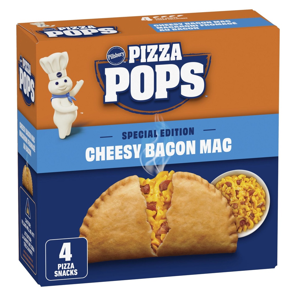 Pillsbury Pizza Pops Édition Spéciale Frank's RedHot 4 Pizzas Collations