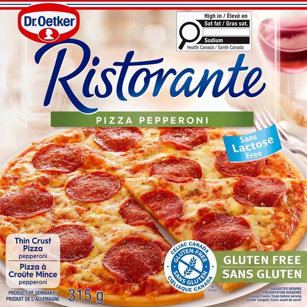 Dr. Oetker Ristorante Pizza Pepperoni Sans Gluten 315 g