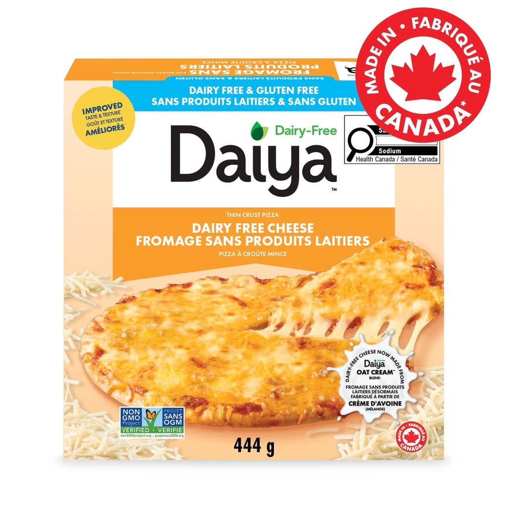 Daiya pizza au fromage sans produits laitiers et sans gluten, végétalien (surgelée) 444 g