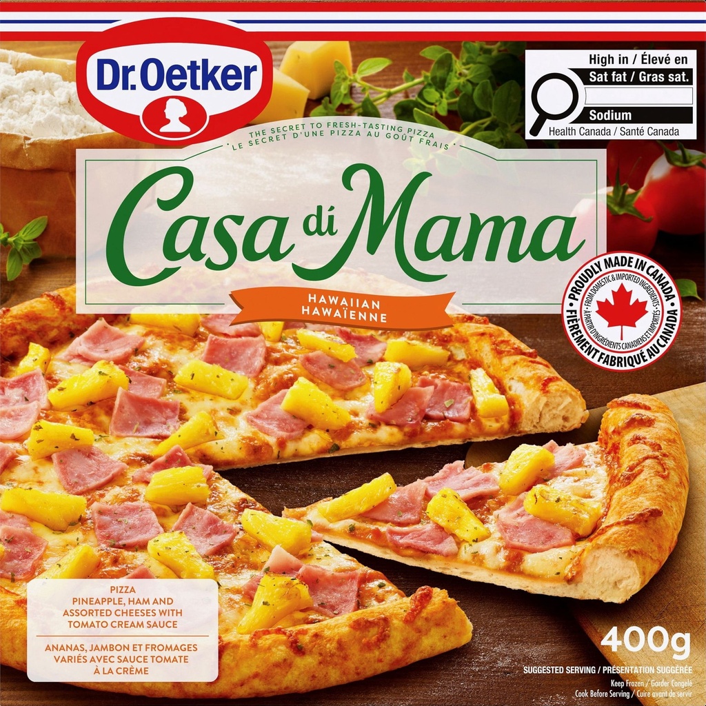 Dr. Oetker Casa Di Mama Hawaïenne Pizza 400g