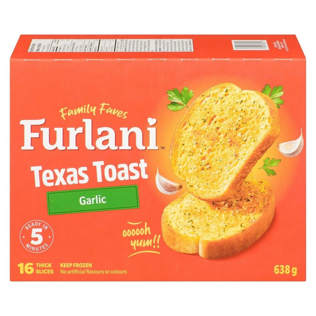 Pain grillé à l'ail Texas de Furlani 638g