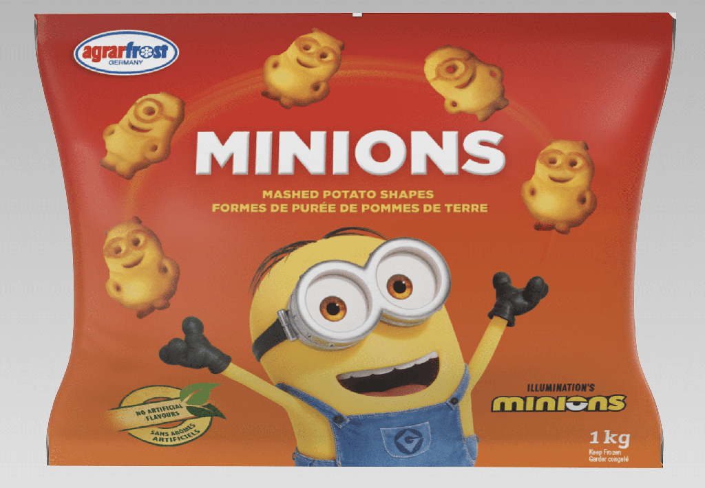 Formes de purée de pommes de terre Minions Formes de purée Minions