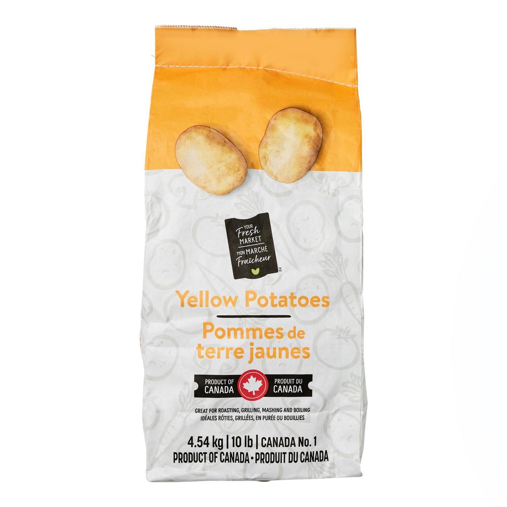 Pommes de terre jaunes Mon marché fraîcheur 4,54 kg (10 lb)