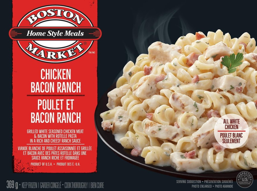 Boston Market Poulet Bacon Ranch, 369g POULET BACON RANCH