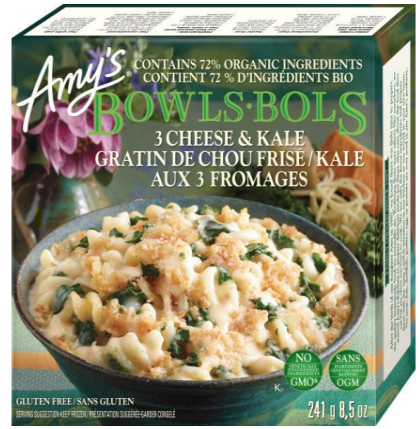 Amy's Kitchen Amy's Gratin de Chou Frisé aux 3 Fromages 241g