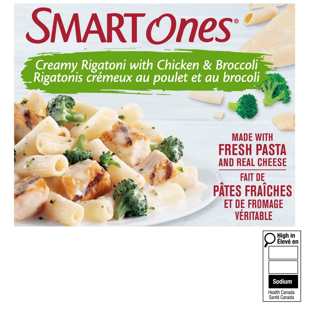 Smart Ones Rigatonis Crémeux Au Poulet Et Au Brocoli Surgelés 255 g