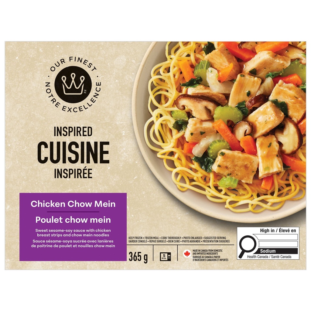 Poulet Chow Mein Notre Excellence 365&nbsp;g