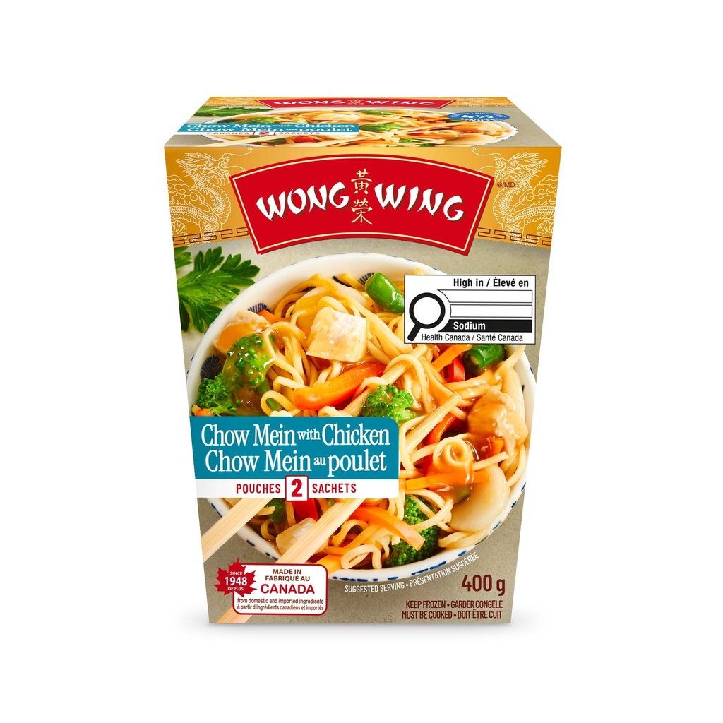Wong Wing - Nouilles à l'orientale au poulet 400g