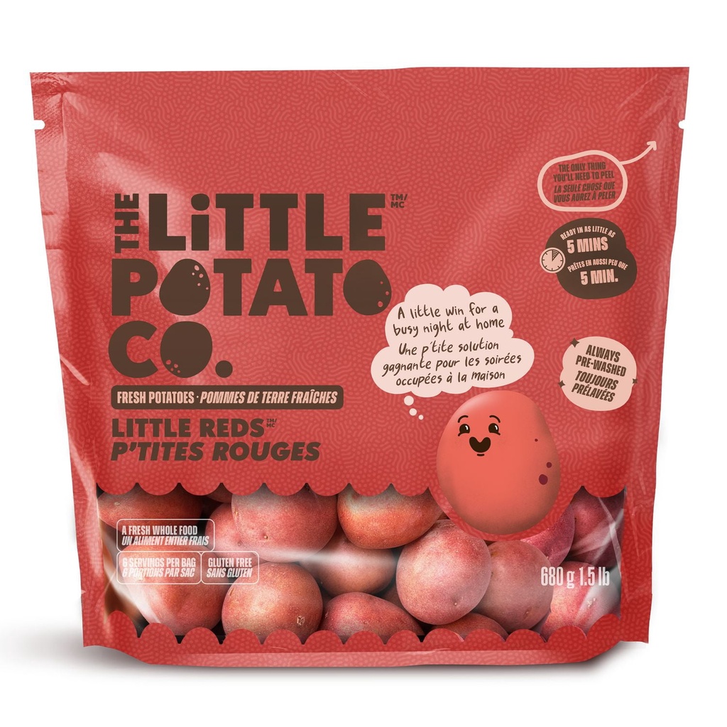 FR - The Little Potato Company P'tites Patates fraîches - 1.5lb P'tites Rouges Pommes de terre rouges fraîches