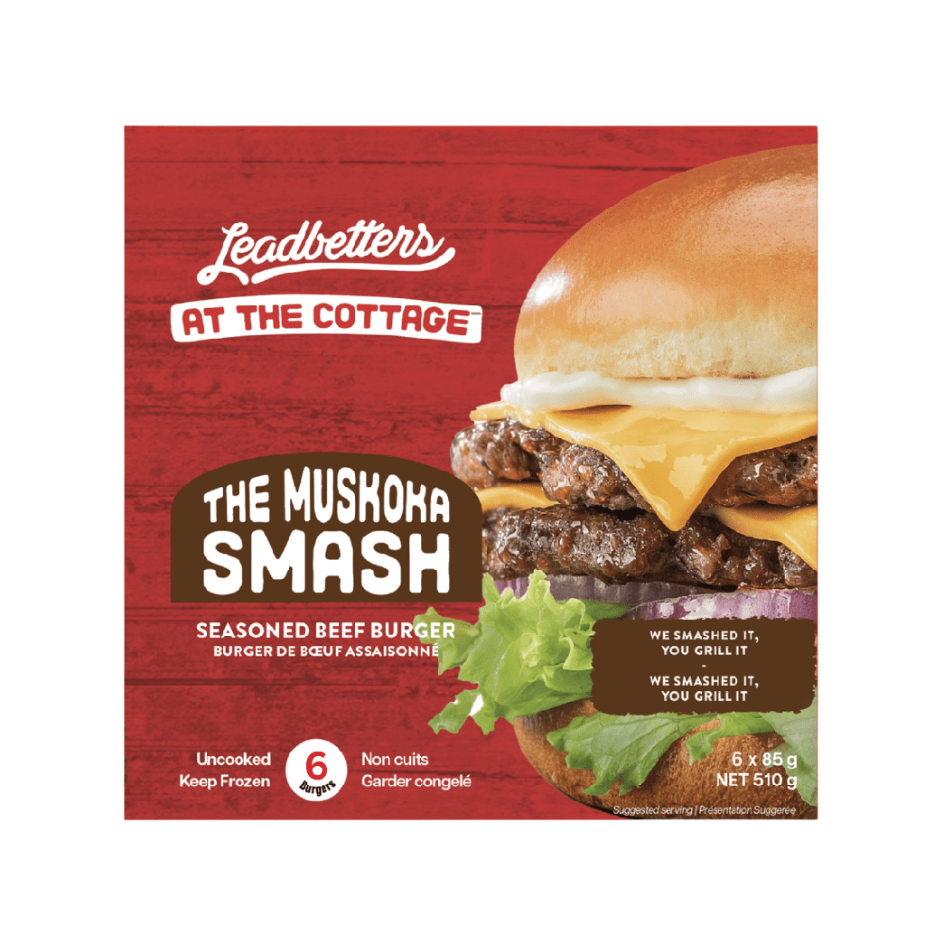 Leadbetters Muskoka Smash Burger de Boeuf Muskoka Smash Burger